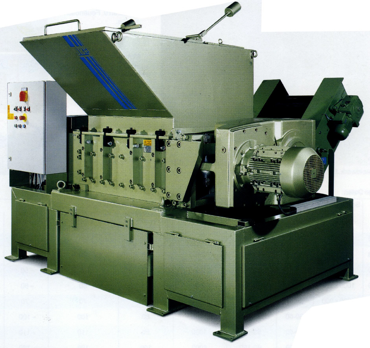 JBF100/80 - 2x15 kW mit Abförderband